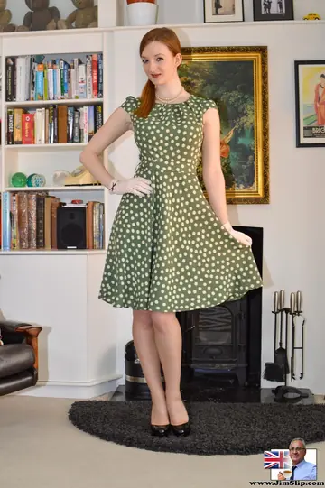 Zara DuRose – Pale European Redhead Strips Out of Her Dress for Sex