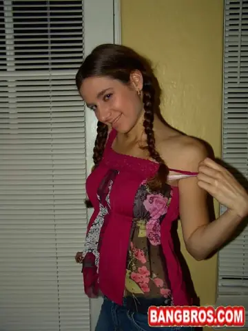 Jackie Ashe – Brunette in Pigtails Gets Fucked Doggy Style in Jeans