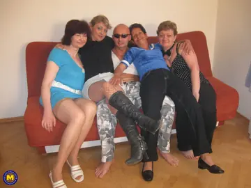 Mature European Women Have Group Sex