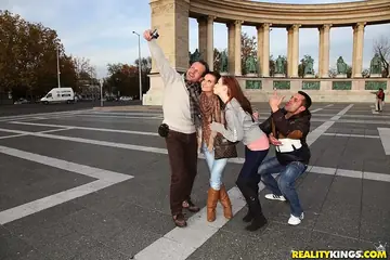 Timea Bela – Thick European Brunette Takes Anal in Threesome and Gets Covered in Cum