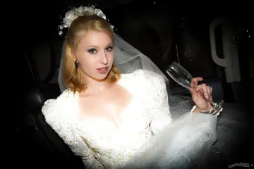 Eidyia – Tall Blonde with Big Natural Tits Takes BBC at a Wedding