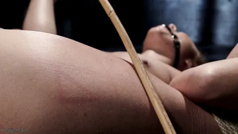 Roxanne Rae: Brunette in Glasses Gets Bound and Spreads Her Pussy – photo 16 of 21