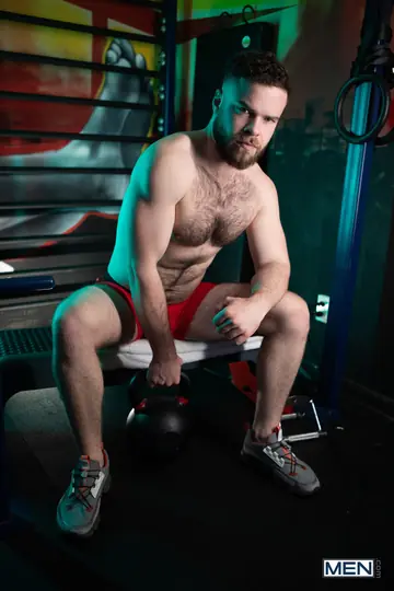 Athletic Man Has Anal Sex with a Partner While Kissing