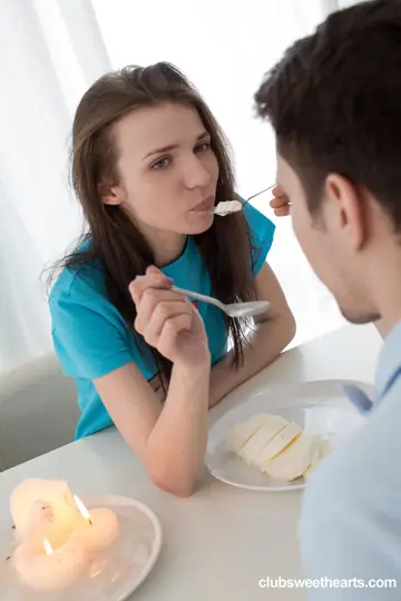 Skinny Brunette Rides Him Cowgirl and Takes a Cumshot
