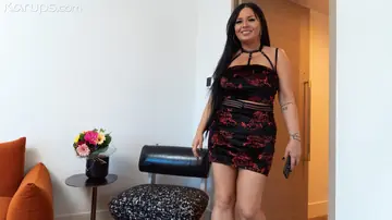 London Rose – Busty Blonde MILF in a Dress Sucks Cock and Takes Anal Doggy Style