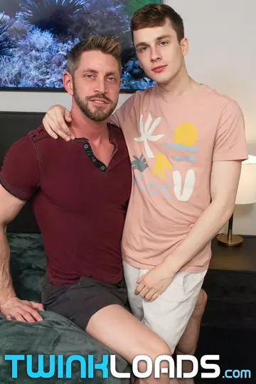 Two Athletic Men Kiss and Lick Before Anal Sex
