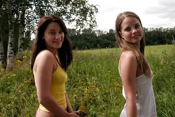Marcella C – Petite Latina Brunette Shows Off Her Curves in a Skirt During Forest Shoot