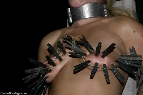 Dia Zerva: Blonde MILF Spreads Her Pussy in Bondage Dungeon – photo 8 of 16