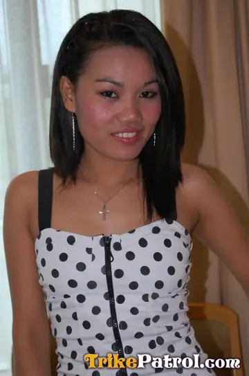 Petite Asian Brunette in Panties Sucks Cock in a Hotel