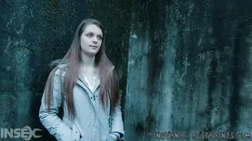 Nora Riley – Thick Redhead Bound in Jeans Spreads Her Legs in a Dungeon