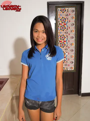 Petite Asian Trans Woman Undresses and Fucks a Man