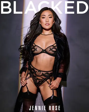 Jennie Rose – Asian Brunette in Lingerie Sucks BBC and Takes Cum in Mouth