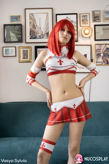 Redhead in Costume Takes Anal Doggy Style and a Cumshot on Her Tits