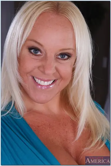 Thick Blonde MILF with Big Enhanced Tits Sucks and Fucks Her Partner