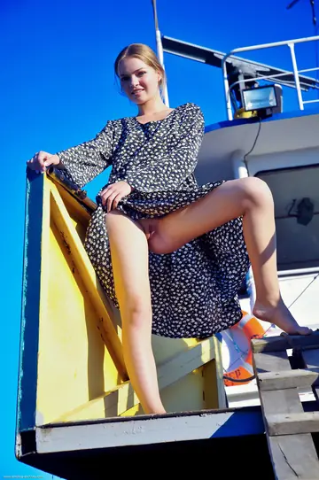 Bridgit A – Skinny Redhead Poses Nude Outdoors