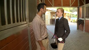 Ryann Shields – Redhead in Boots and Uniform Sucks Cock and Takes Anal Doggy Style