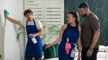 Alison Rey – Busty Brunette in Uniform Takes a Facial After Sex