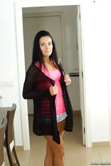 Slim Czech Brunette Takes Anal Creampie in POV