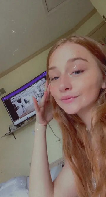 Petite Redhead Strips Out of Her Shorts