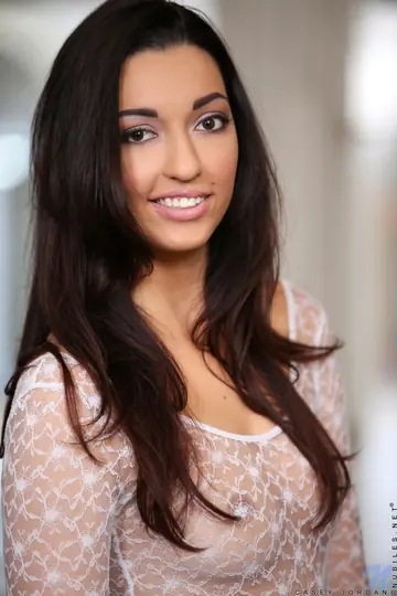 Casey Jo – Tall Czech Brunette in Lingerie and Heels Reveals Her Body