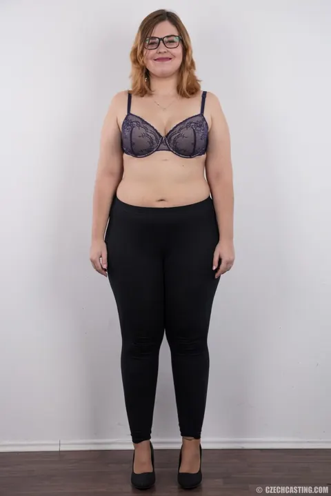 Czech Redhead BBW in Glasses Shows Off Her Body – photo 4 of 20