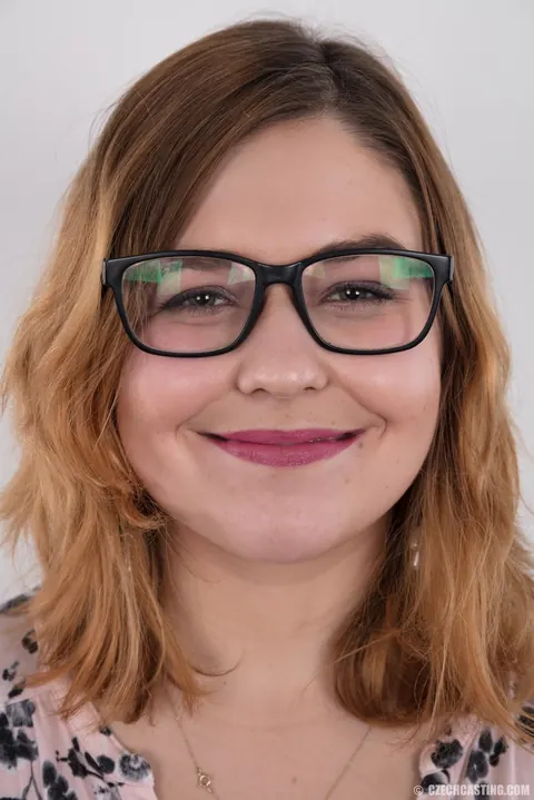 Czech Redhead BBW in Glasses Shows Off Her Body – photo 1 of 20