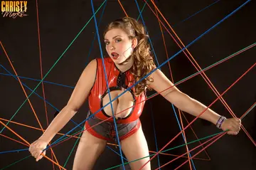Christy Marks – Redhead BBW Strips Out of Her Latex
