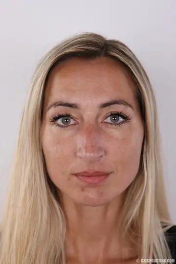 Blonde European MILF Undresses and Spreads for the Camera