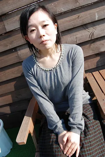 Asian MILF Strips Out of Her Lingerie and Fucks Outdoors