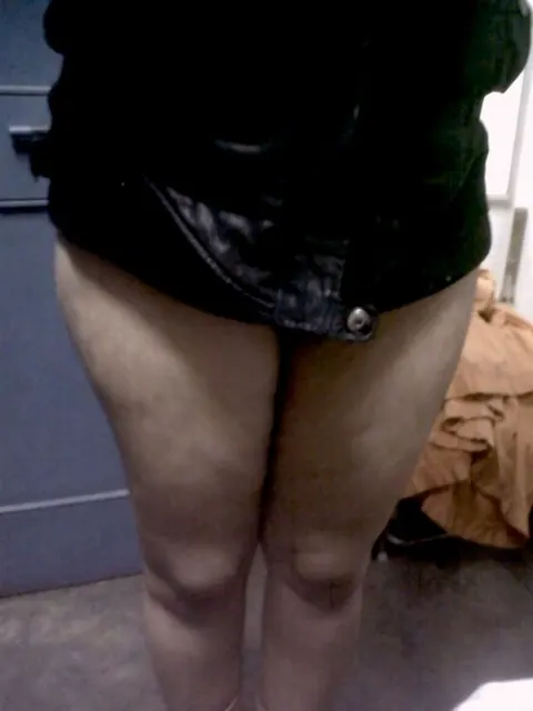 Indian BBW Covers Her Face with a Bra and Thong – photo 1 of 10