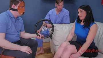 Fallon West – Tattooed Redhead Takes Anal, Then Uses a Dildo in BDSM Threesome