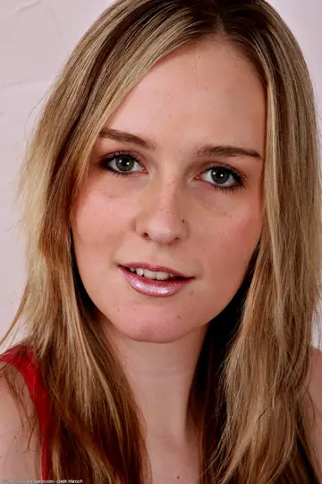 Petite Pale Blonde Strips Naked and Poses