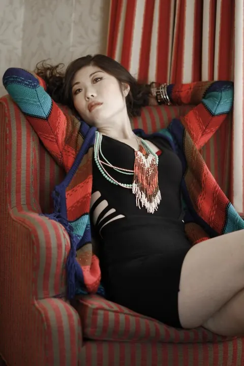 Asian Woman Bound in Rope Restraints – photo 7 of 20