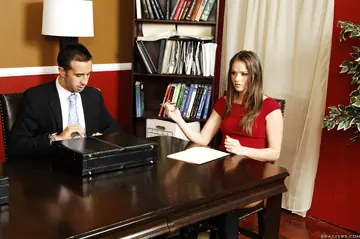Tori Black – Tall Blonde MILF in Boots Has Anal Sex in the Office