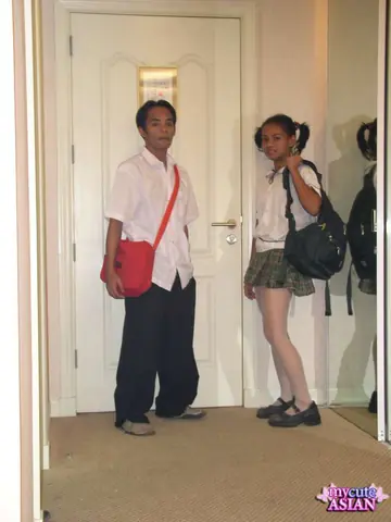 Filipina in Stockings Takes a Facial and Cum in Mouth After Sex