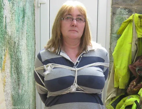 Busty Mature BBW Bound and Gagged in Glasses – photo 9 of 16