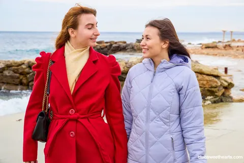 Lana Banana: Two Brunette Lesbians Scissor and Facesit on the Beach – photo 1 of 21