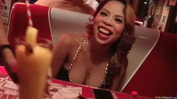 Filipina Babe Undresses to Show Her Big Tits