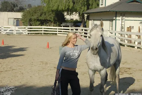 Kayden Kross: Busty Blonde MILF Poses Outdoors at the Ranch – photo 14 of 20