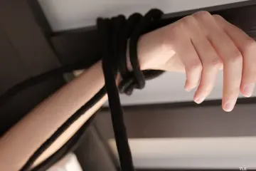 Rebeka Ruby – Petite Brunette in Lesbian Bondage Fingers and Licks Partner