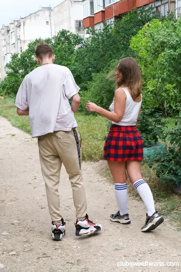 Mia Piper – Tanned European Brunette Gets Fucked in Uniform and Socks
