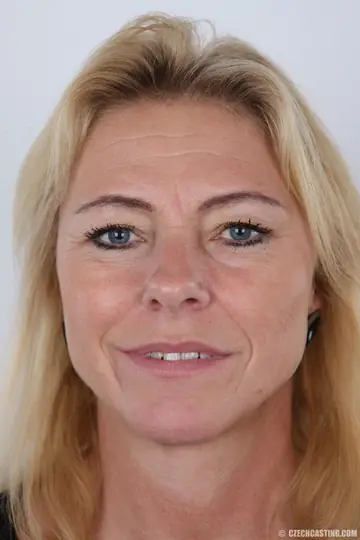 Mature European Blonde Poses in Her Panties