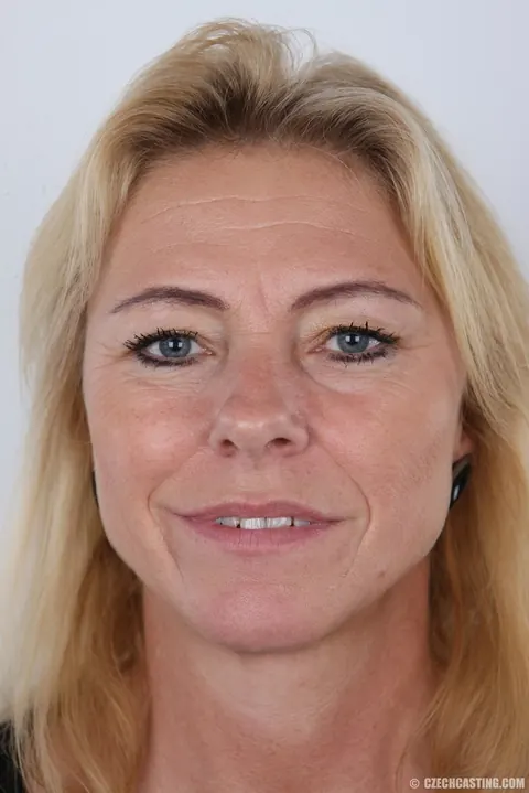 Mature European Blonde Poses in Her Panties – photo 1 of 20