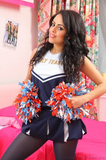 Chloe S – Brunette PAWG Strips Out of Her Uniform Skirt and Lingerie