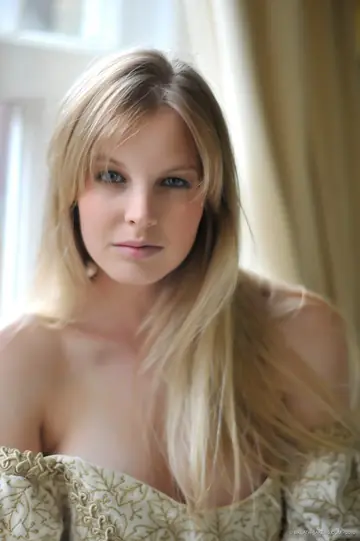 Malisa Moir – Thick Blonde Strips Off Her Petticoat in Lingerie and Stockings