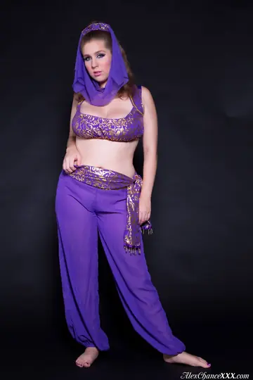 Alex Chance – Indian BBW in Dancer Costume Fingers Her Pussy