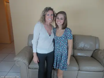 Riley Reid – Blonde and Brunette MILFs Share a Blowjob and Threesome Sex in Skirts