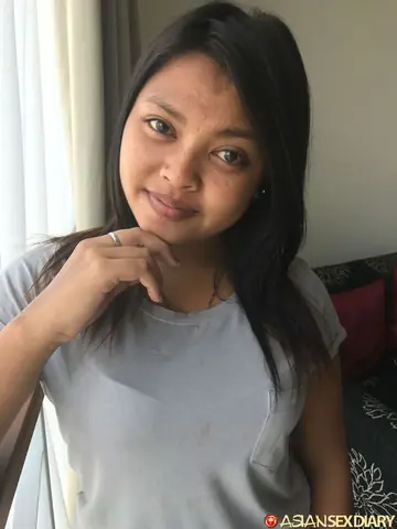 Tall Slim Asian Woman with Hairy Pussy Fucks in POV