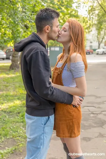 Foxy Lee – Petite Russian Redhead Sucks Cock and Fucks