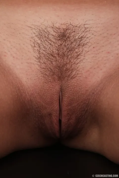 Satin Bloom: European MILF Strips Out of Her Thong and Shows Her Hairy Pussy – photo 20 of 20